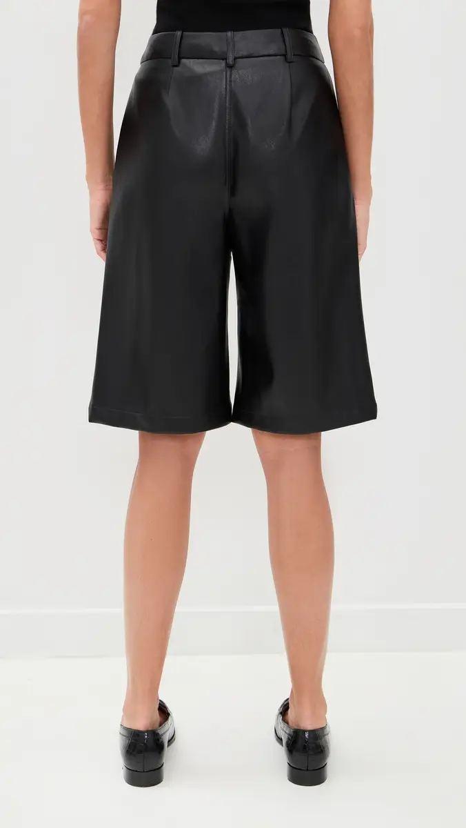 LE BOP Jade Faux Leather Shorts | Thumbnail 3 LE BOP Jade Faux Leather Shorts | Thumbnail 3