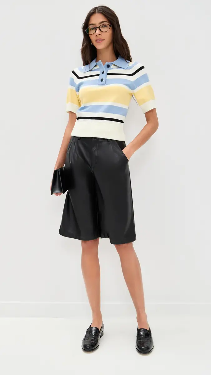 LE BOP Jade Faux Leather Shorts | Thumbnail 5 LE BOP Jade Faux Leather Shorts | Thumbnail 5