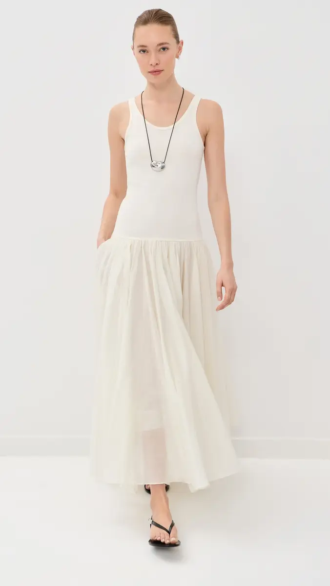 CO Crinoline Double Layer Dress Pearl | Thumbnail 2 CO Crinoline Double Layer Dress Pearl | Thumbnail 2