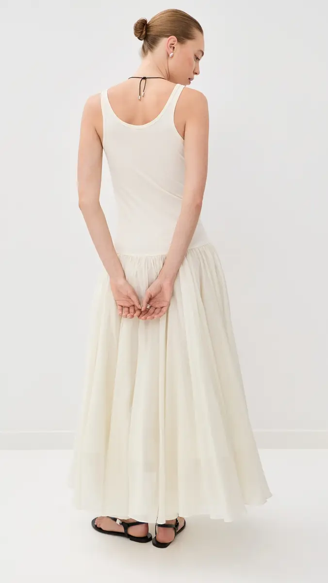 CO Crinoline Double Layer Dress Pearl | Thumbnail 3 CO Crinoline Double Layer Dress Pearl | Thumbnail 3