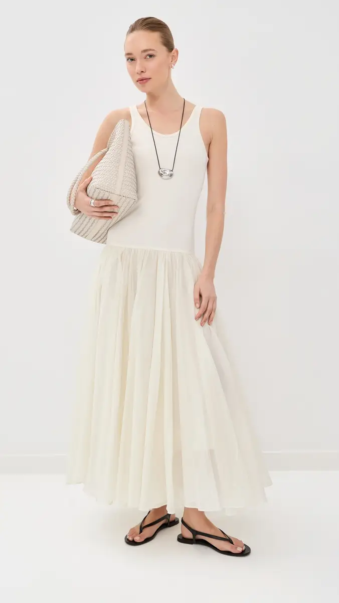 CO Crinoline Double Layer Dress Pearl | Thumbnail 5 CO Crinoline Double Layer Dress Pearl | Thumbnail 5