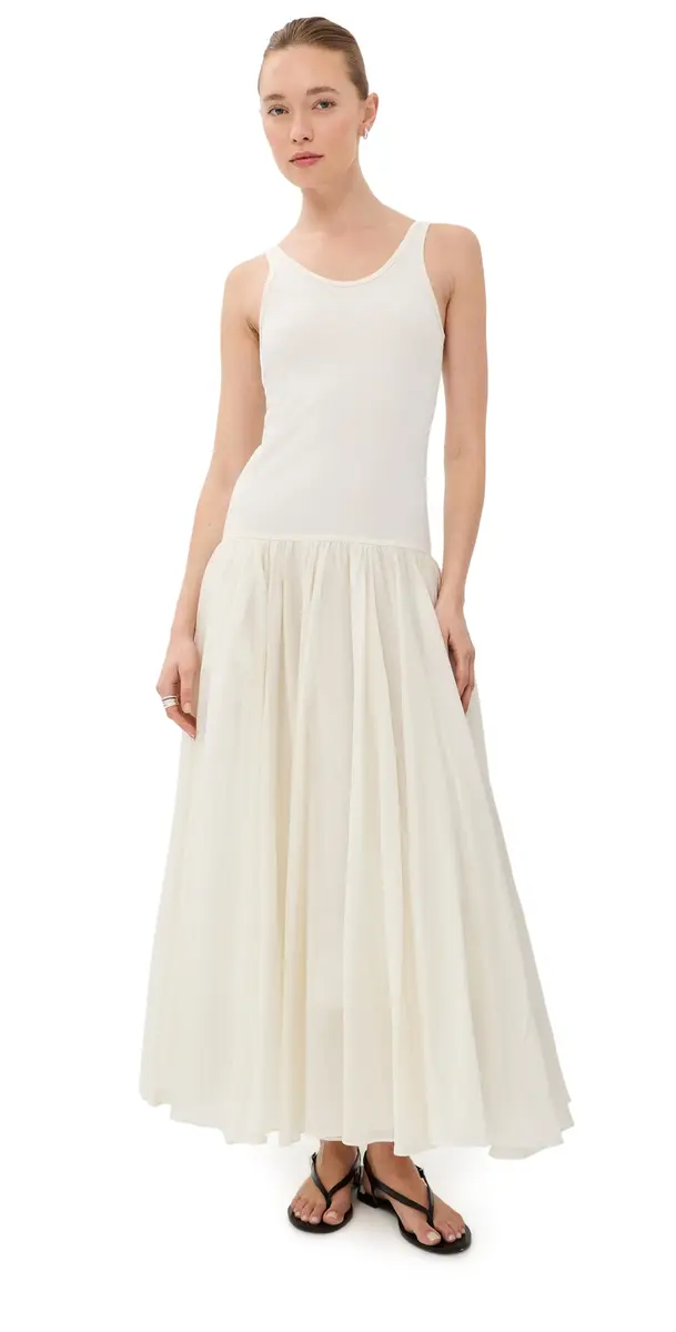 Crinoline Double Layer Dress Pearl Crinoline Double Layer Dress Pearl