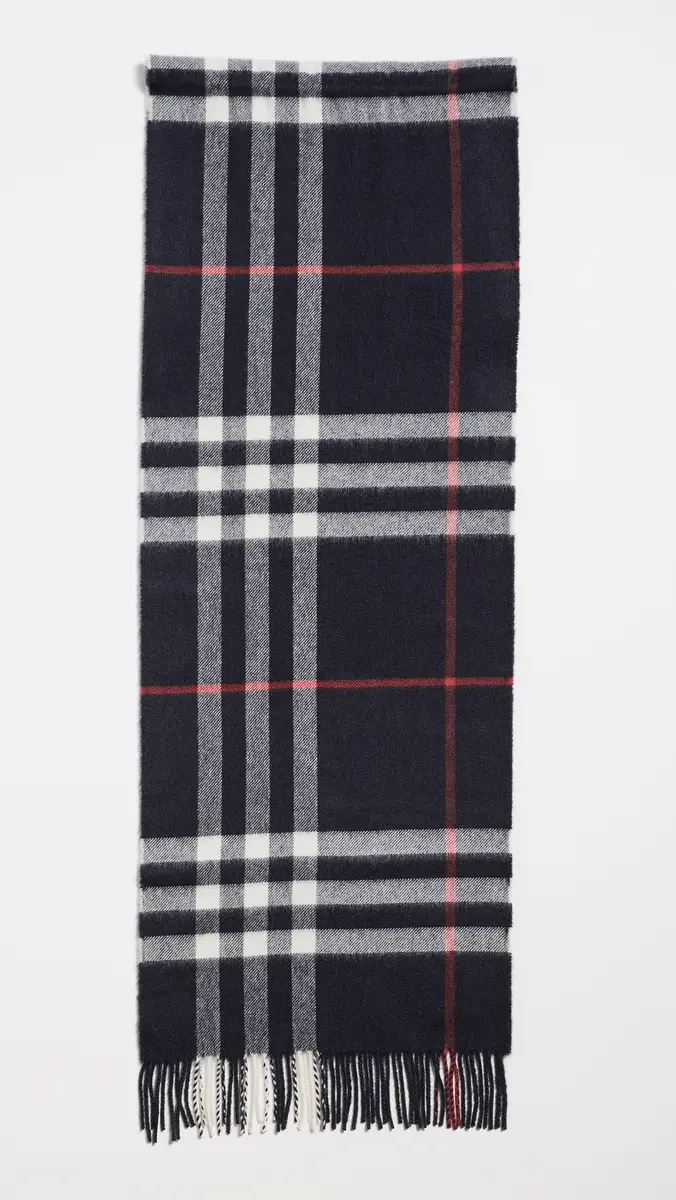 Burberry Giant Check Cashmere Scarf | Thumbnail 3