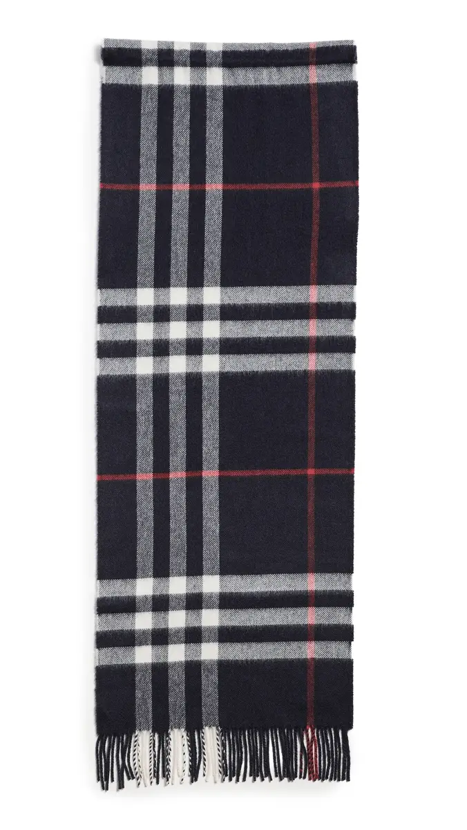 Burberry Giant Check Cashmere Scarf | Thumbnail 5