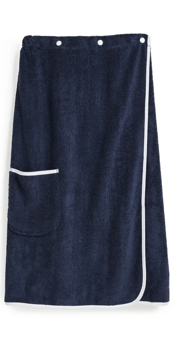 Weezie Bath Towel Wrap Navy M/L | Image 1 Weezie Bath Towel Wrap Navy M/L | Image 1