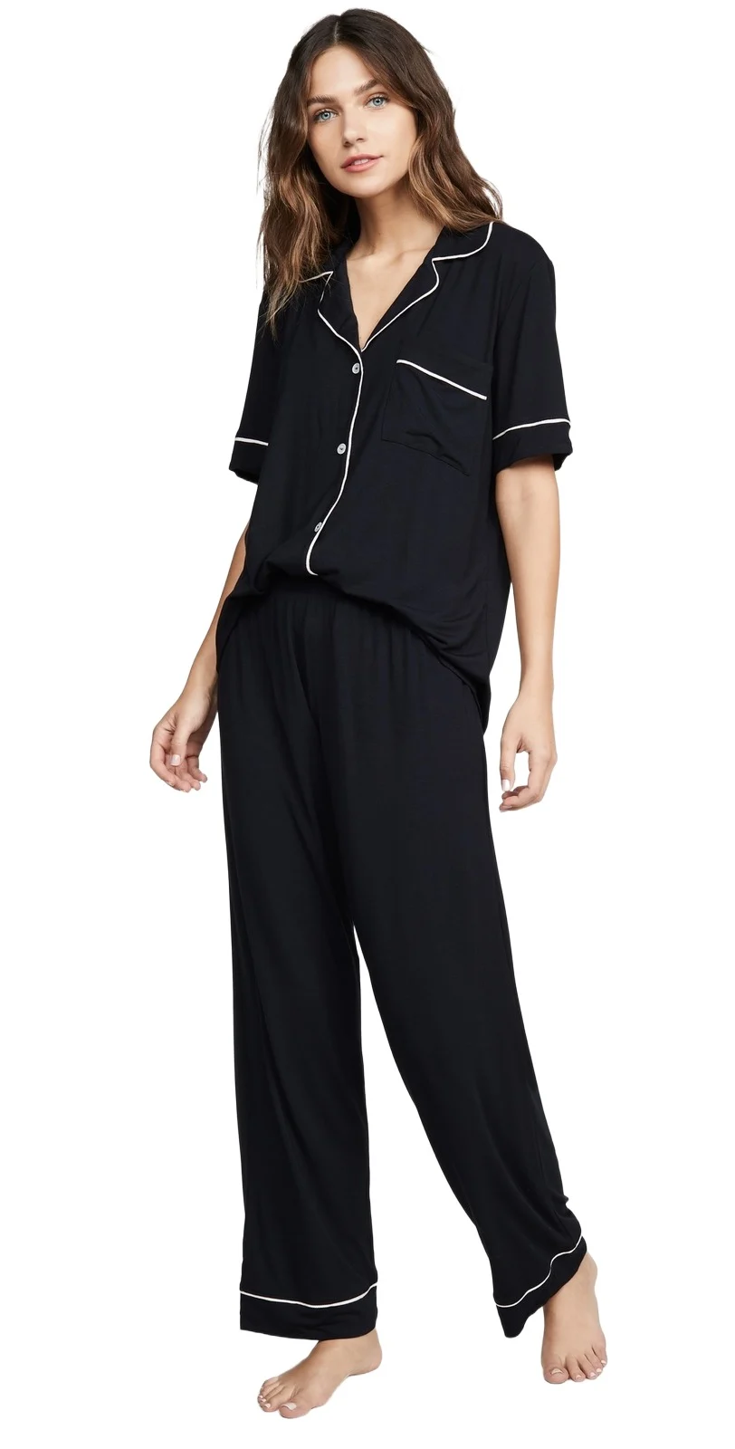 Eberjey Gisele Short Sleeve Pajama Set