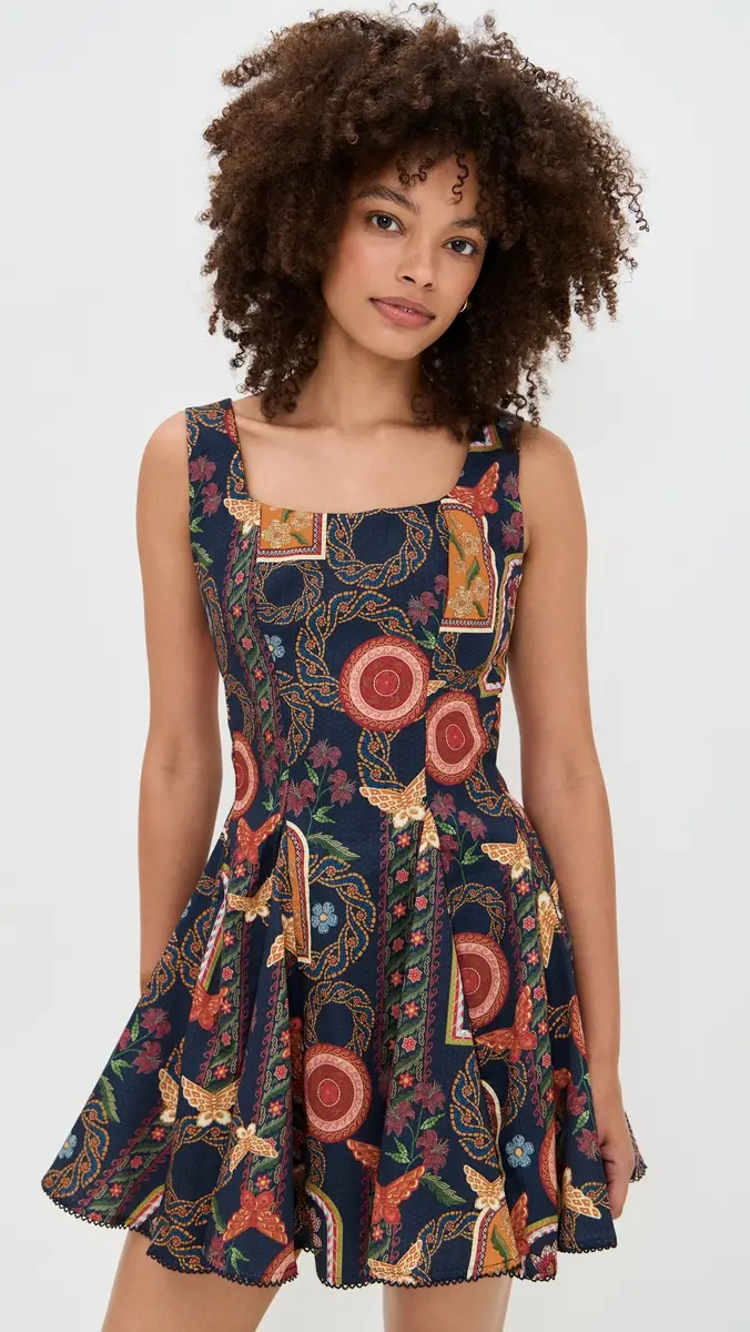 Agua Bendita Kristen Mini Dress Multicolor | Thumbnail 2
