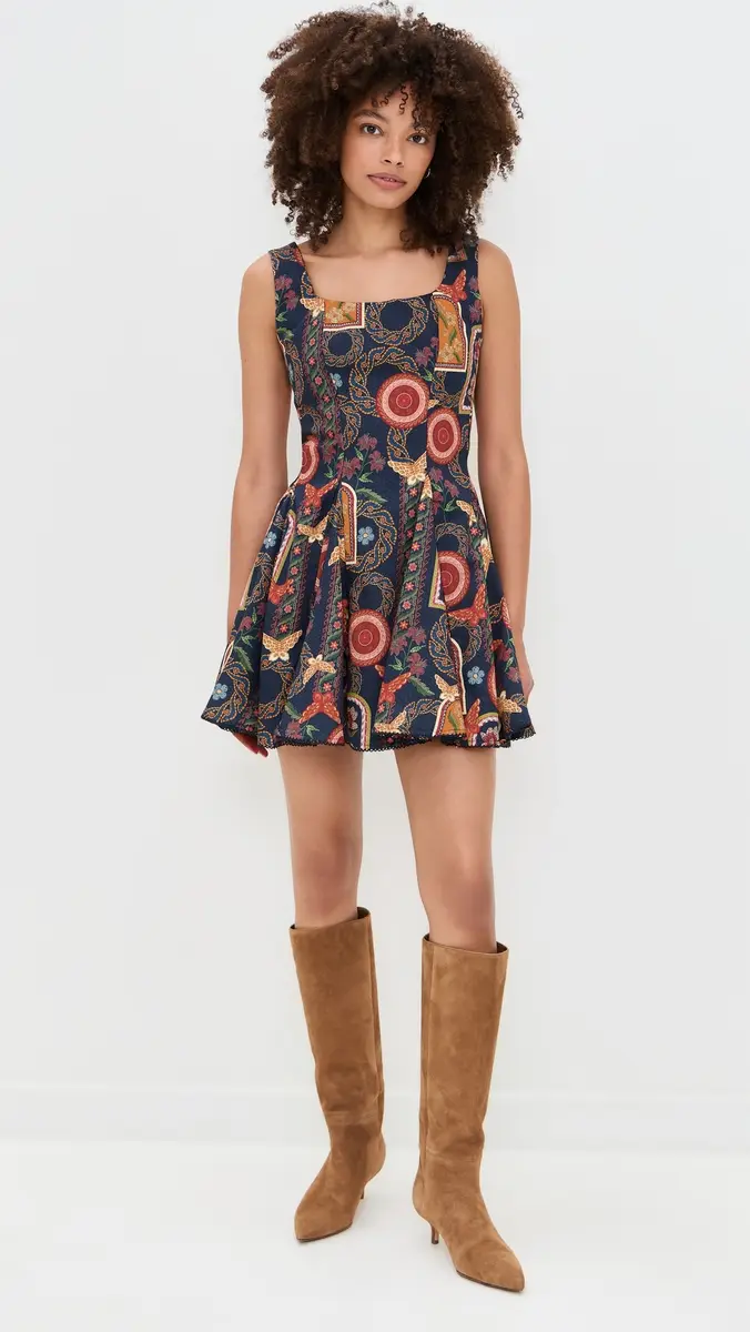 Agua Bendita Kristen Mini Dress Multicolor | Thumbnail 5