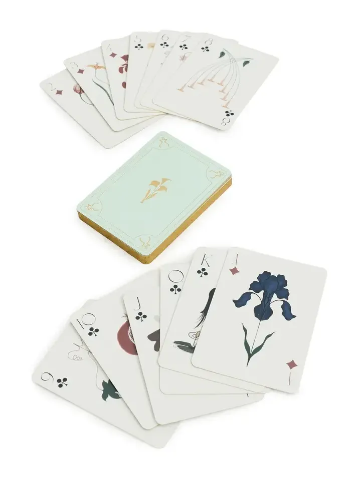 Cult Gaia Leo Playing Cards Seafoam