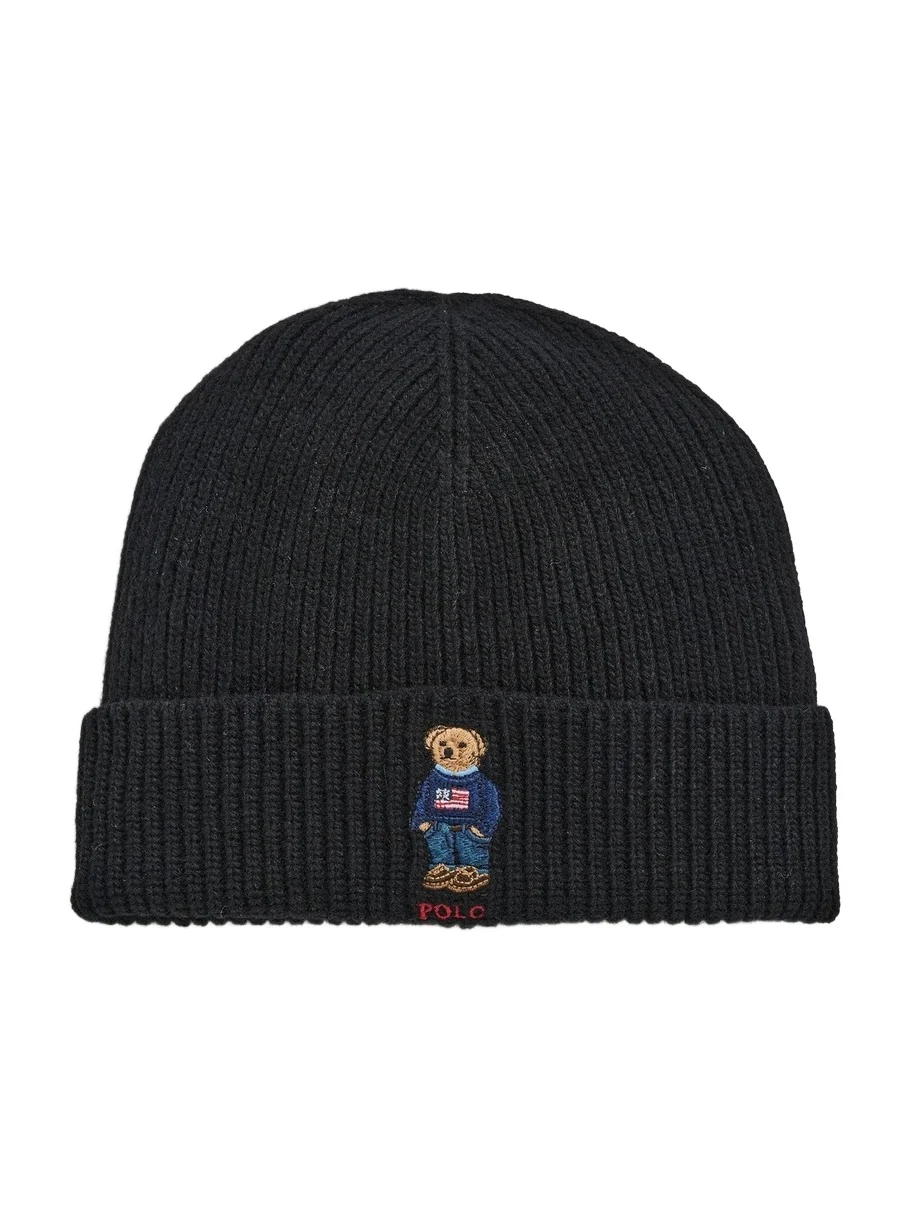 Solid Flag Bear Beanie