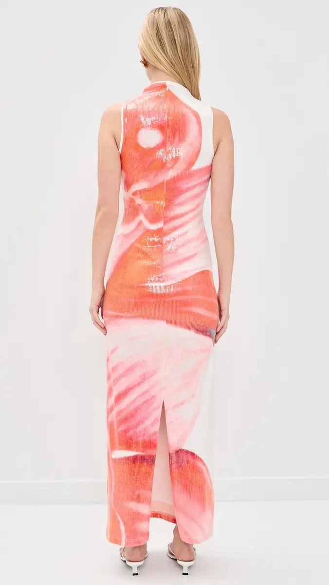 Significant Other Lucinda Maxi Dress Tangerine Bloom | Thumbnail 3 Significant Other Lucinda Maxi Dress Tangerine Bloom | Thumbnail 3