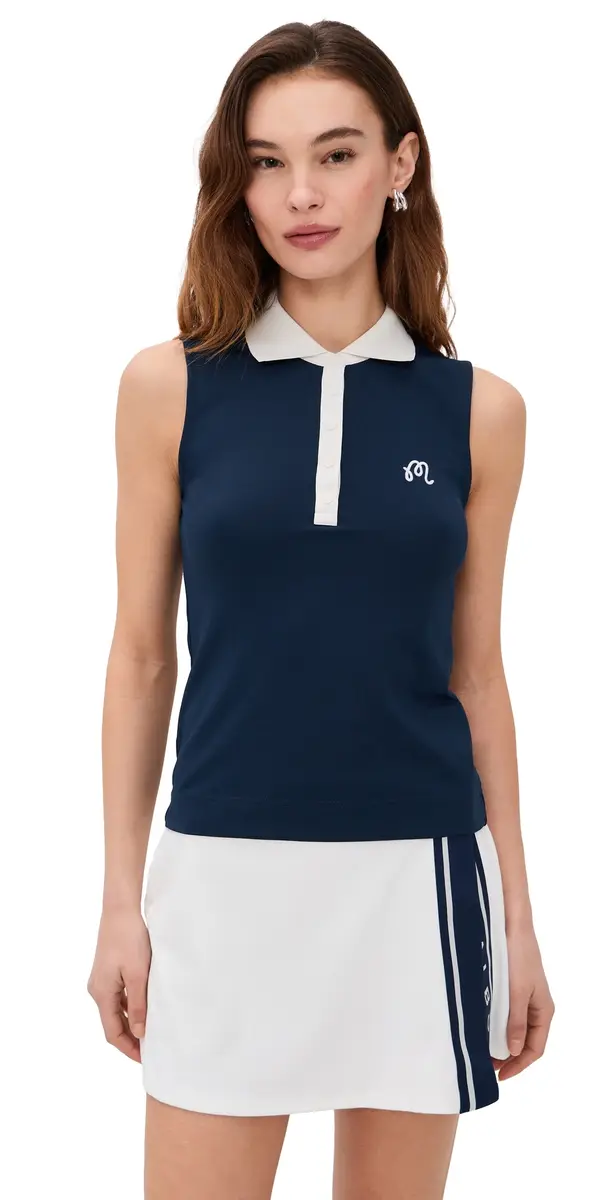 Malbon Claudia Polo Navy | Image 1 Malbon Claudia Polo Navy | Image 1