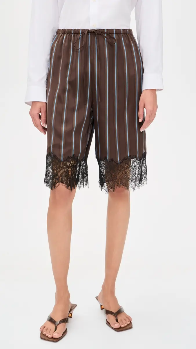 STAUD Verano Shorts Redondo Stripe | Thumbnail 2 STAUD Verano Shorts Redondo Stripe | Thumbnail 2