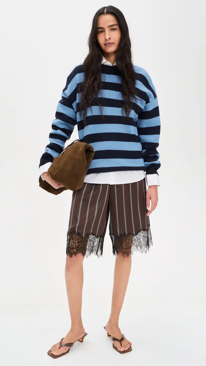 STAUD Verano Shorts Redondo Stripe | Thumbnail 5 STAUD Verano Shorts Redondo Stripe | Thumbnail 5