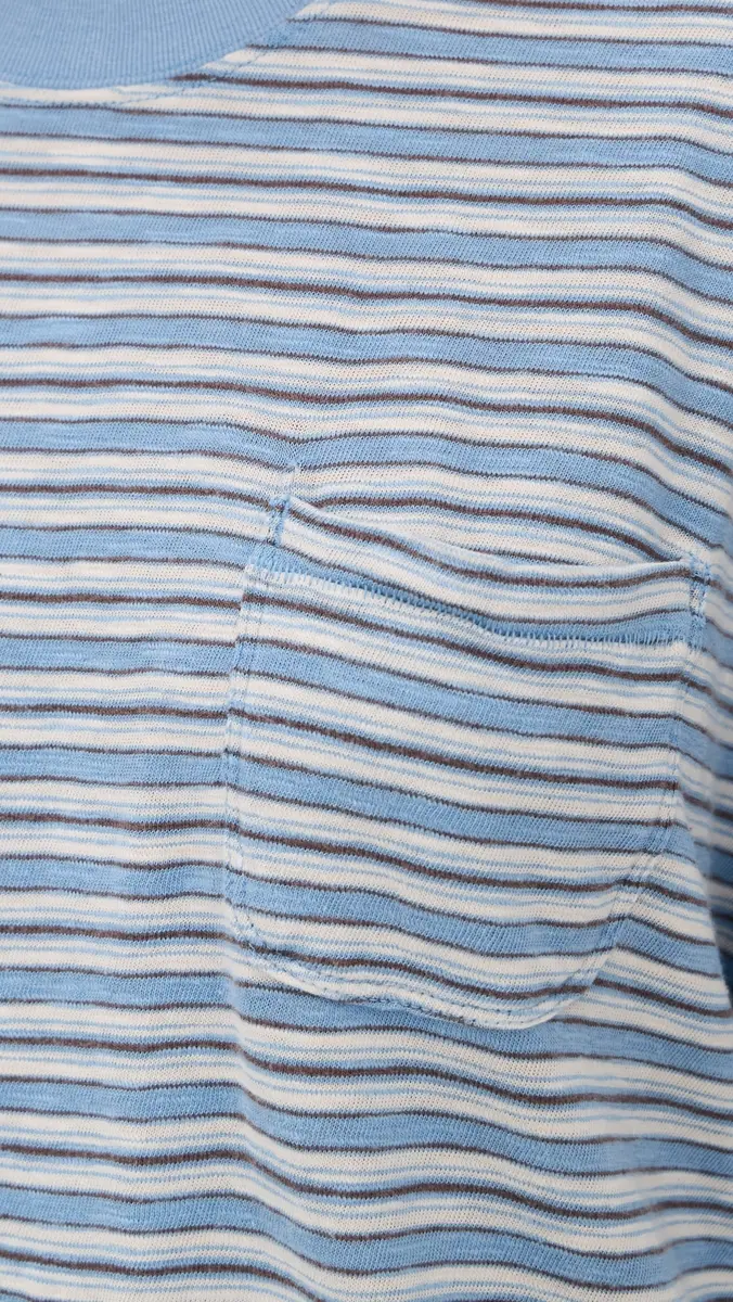 Free People All Love Oversized Pocket Tee Blissful Blue Combo | Thumbnail 6 Free People All Love Oversized Pocket Tee Blissful Blue Combo | Thumbnail 6
