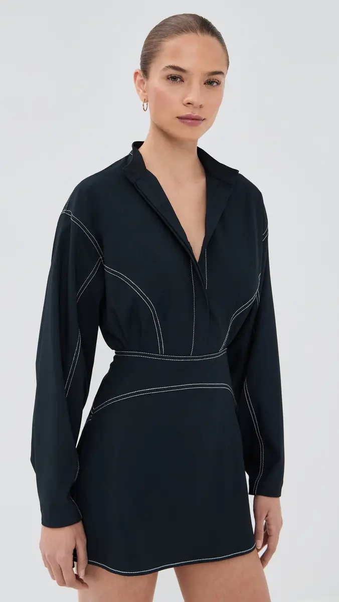 STAUD Kiln Dress Navy | Thumbnail 2 STAUD Kiln Dress Navy | Thumbnail 2