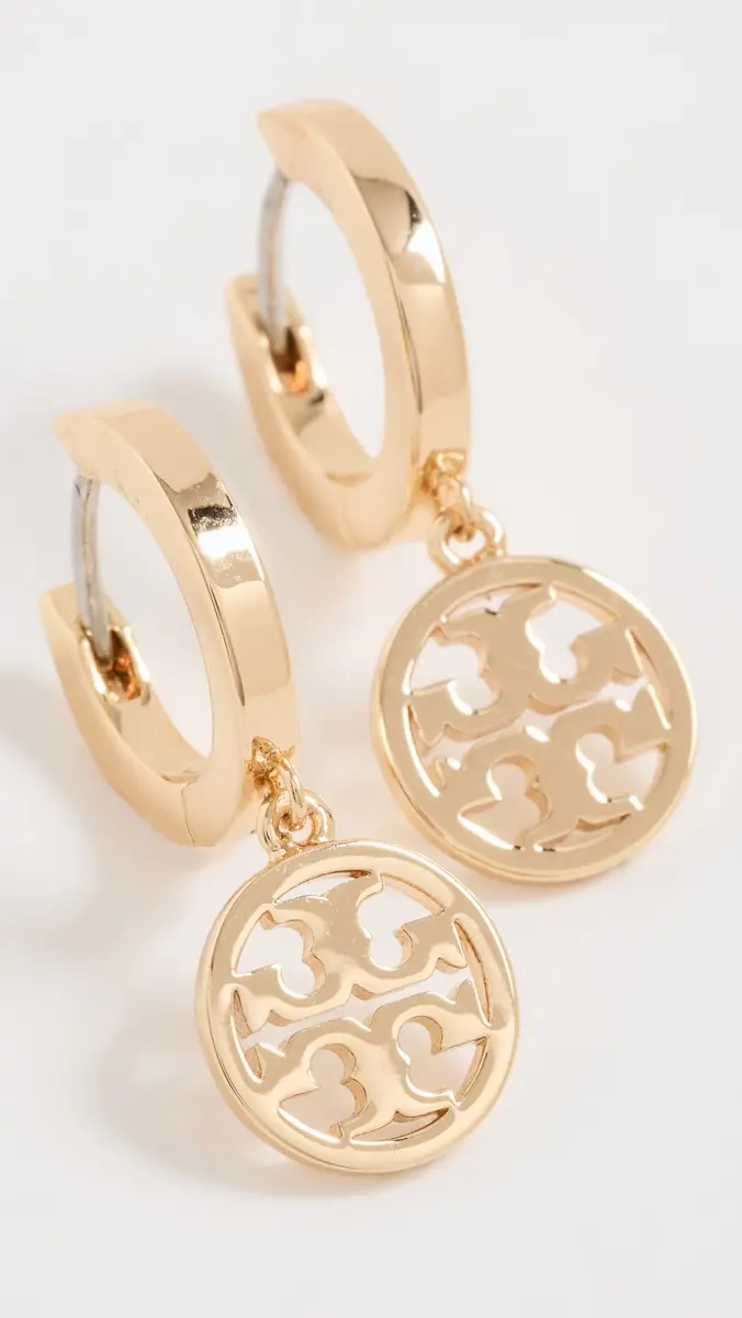 Tory Burch Icon Huggie Hoop Earrings | Thumbnail 2