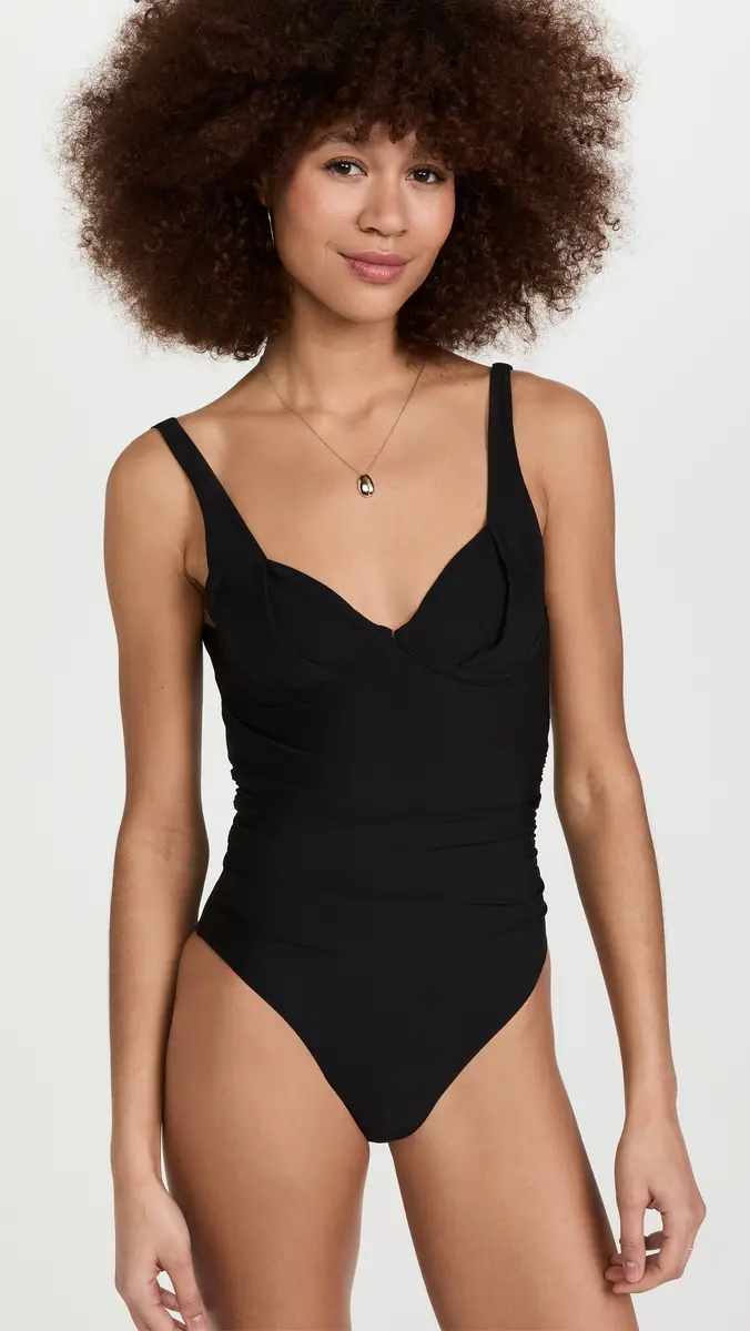 solido Underwire Ruched One Piece Midnight | Thumbnail 2 solido Underwire Ruched One Piece Midnight | Thumbnail 2