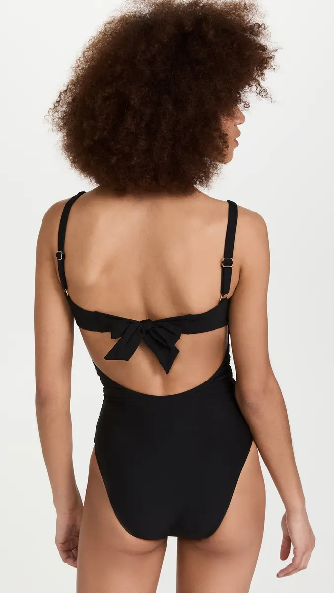 solido Underwire Ruched One Piece Midnight | Thumbnail 3 solido Underwire Ruched One Piece Midnight | Thumbnail 3
