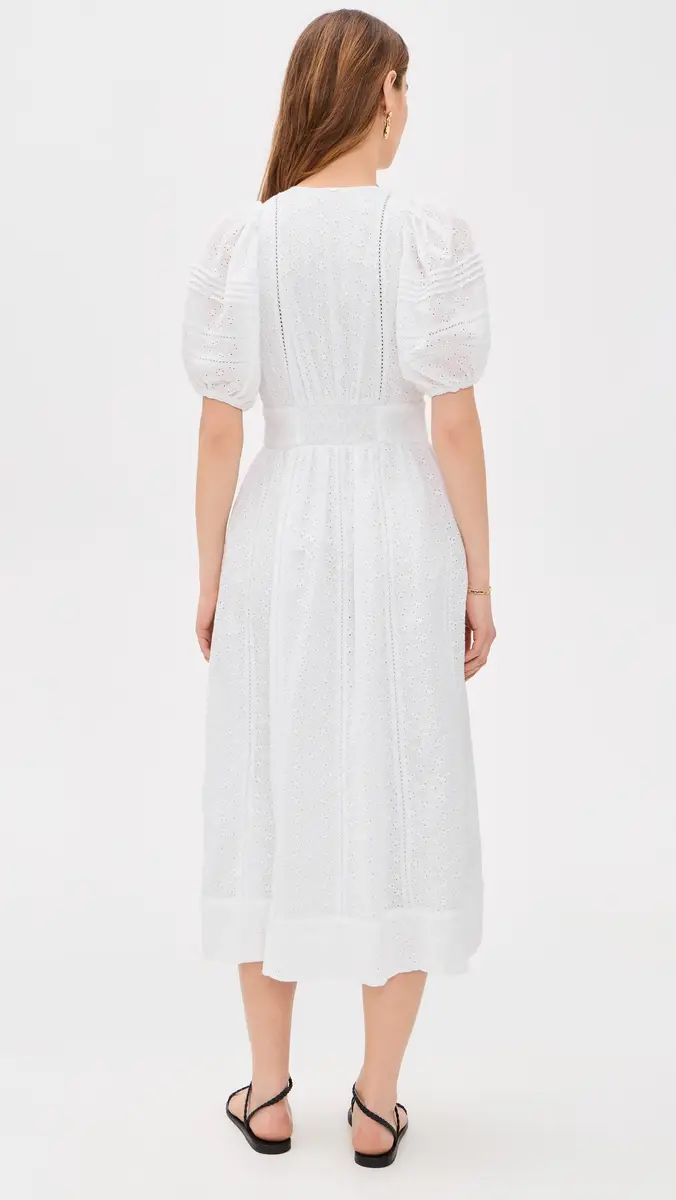Poupette St Barth Reine Midi Dress | Thumbnail 3
