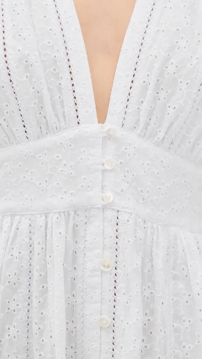 Poupette St Barth Reine Midi Dress | Thumbnail 6
