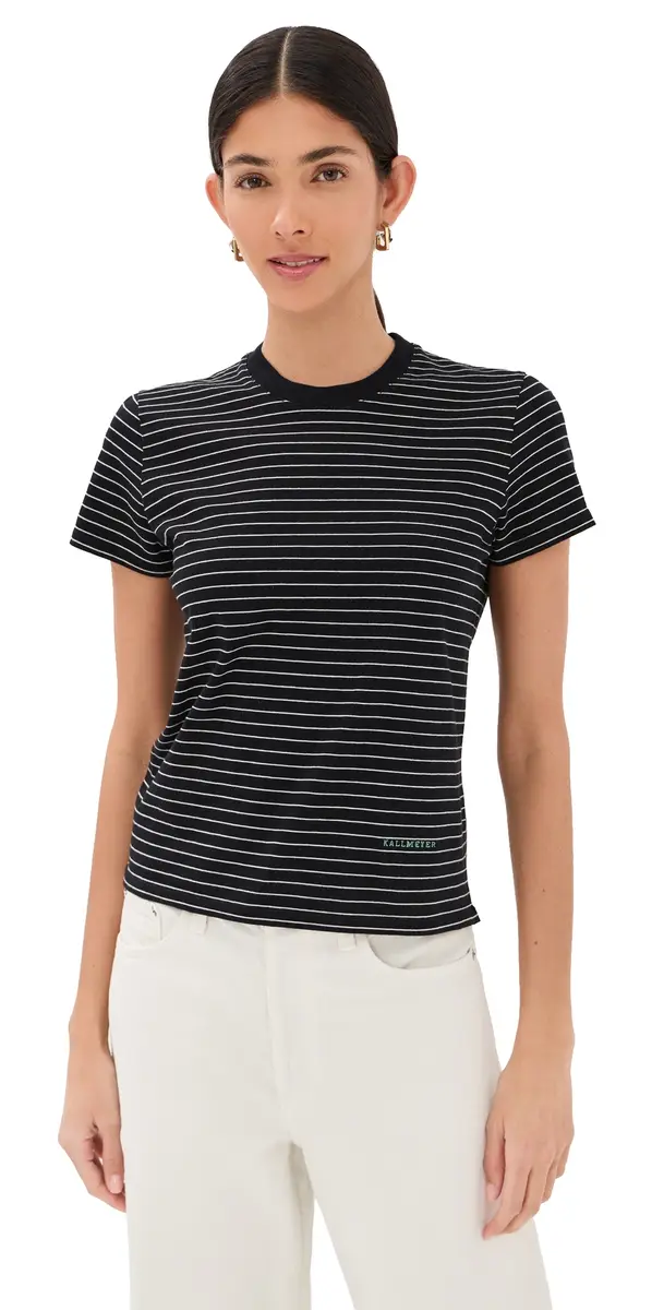 Kallmeyer Kenzie T-Shirt Black/Vanilla | Image 1 Kallmeyer Kenzie T-Shirt Black/Vanilla | Image 1