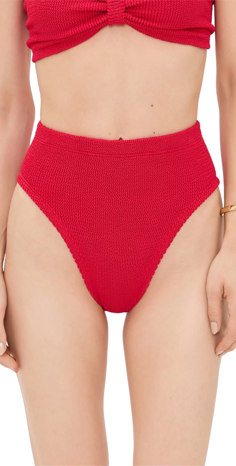 Hunza G High Waist Bikini Bottoms