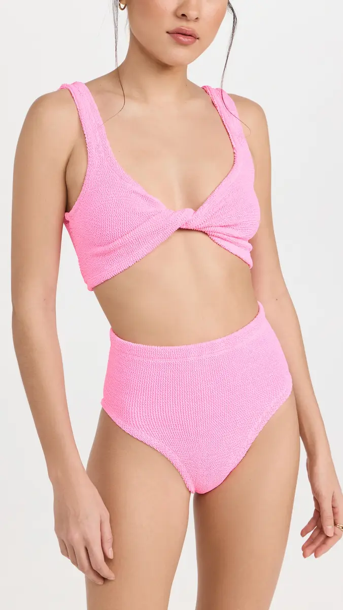 Hunza G Jamie Bikini Set Bubblegum One Size | Thumbnail 2