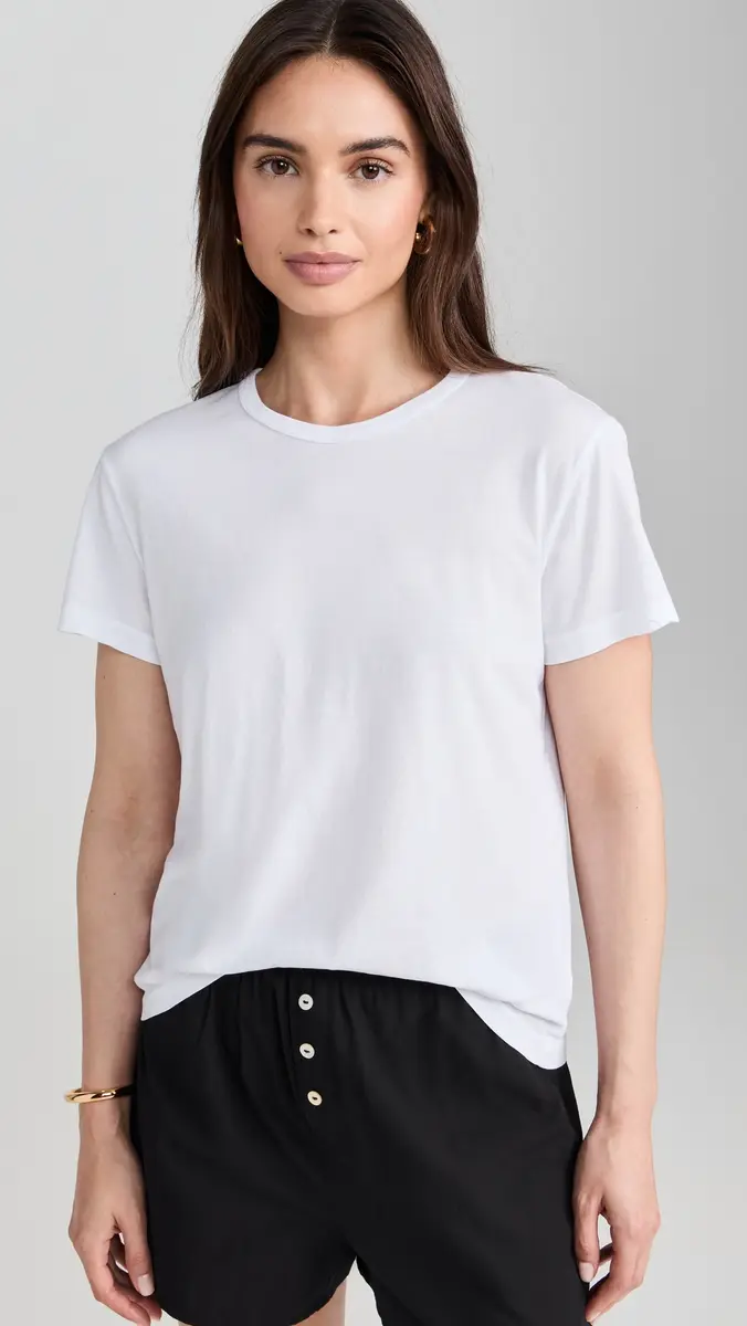 DONNI. The Jersey Relaxed Tee Powder | Thumbnail 2 DONNI. The Jersey Relaxed Tee Powder | Thumbnail 2