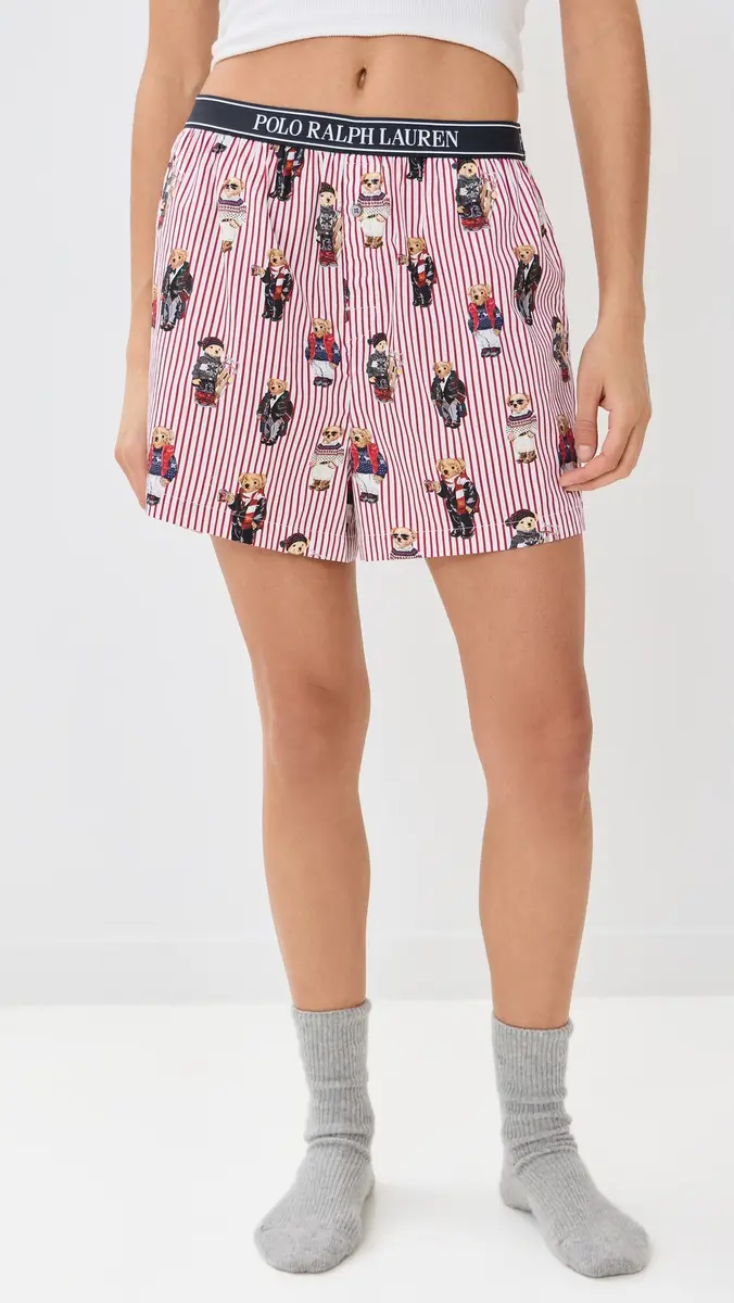 Polo Ralph Lauren Polo Bear Motif Sleep Boxers | Thumbnail 3 Polo Ralph Lauren Polo Bear Motif Sleep Boxers | Thumbnail 3