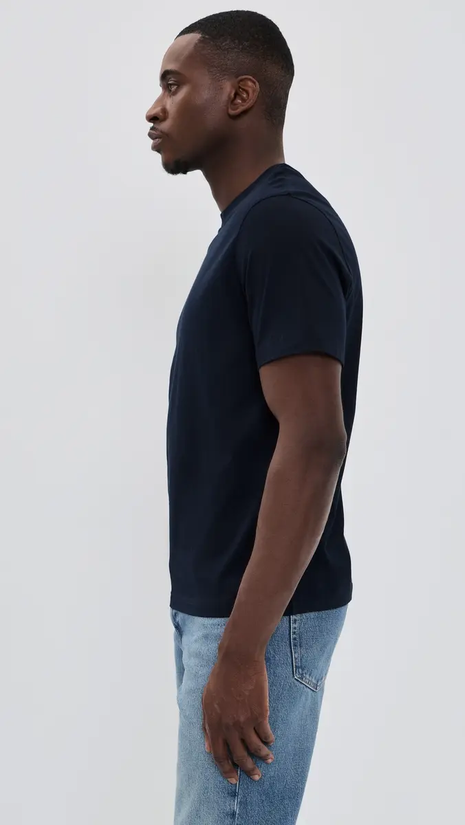 Frame Short Sleeve Light Cotton Tee | Thumbnail 4 Frame Short Sleeve Light Cotton Tee | Thumbnail 4