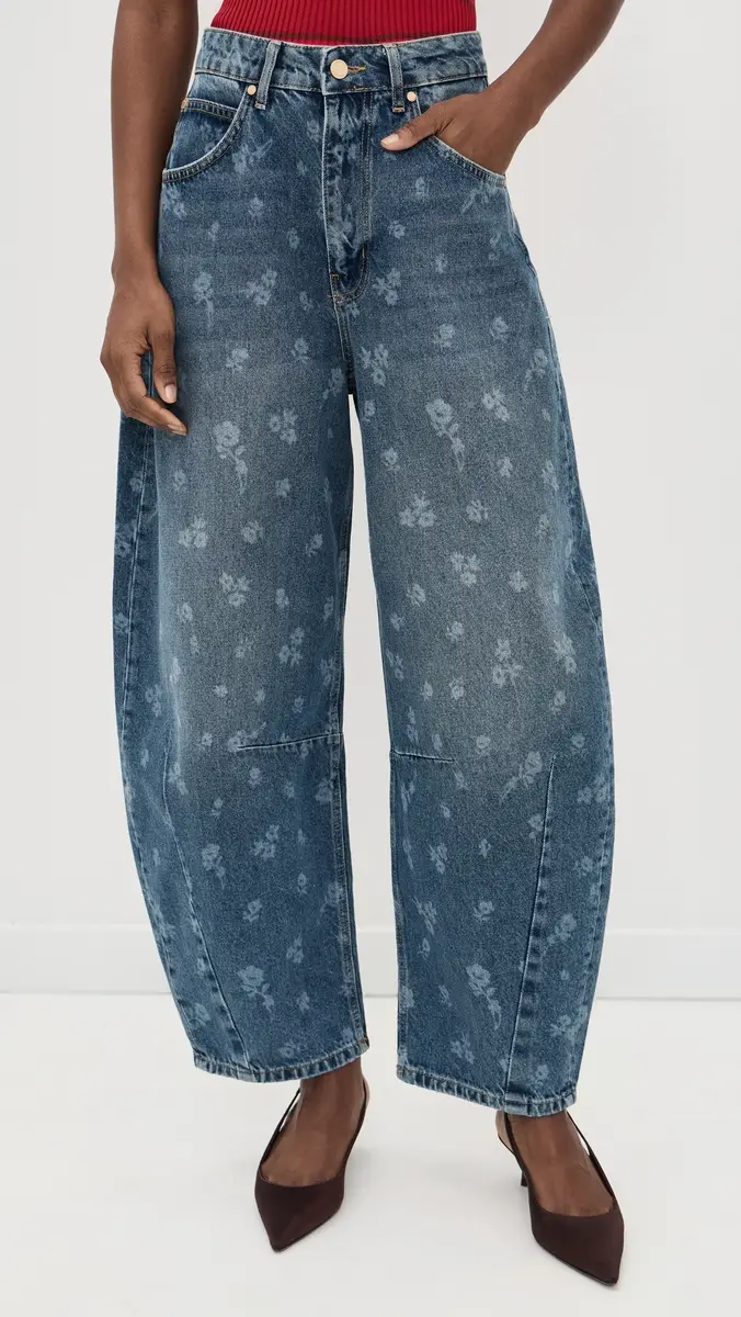 ESSENTIEL ANTWERP Barrel Leg Jeans Quiet Pool | Thumbnail 2 ESSENTIEL ANTWERP Barrel Leg Jeans Quiet Pool | Thumbnail 2