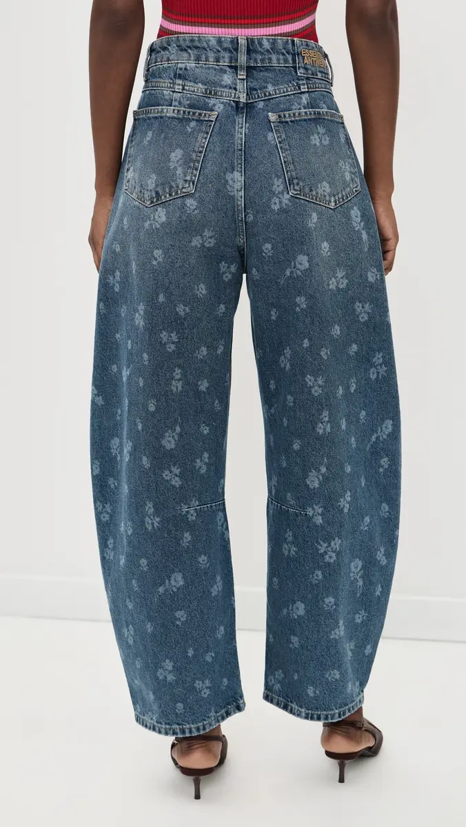 ESSENTIEL ANTWERP Barrel Leg Jeans Quiet Pool | Thumbnail 3 ESSENTIEL ANTWERP Barrel Leg Jeans Quiet Pool | Thumbnail 3