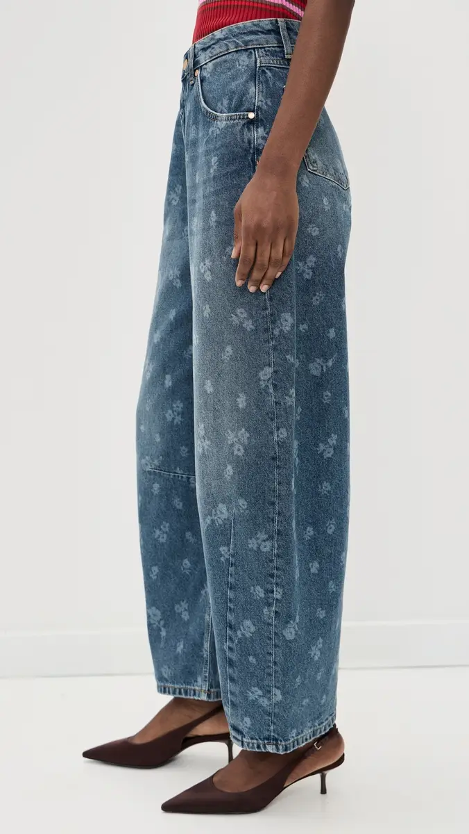 ESSENTIEL ANTWERP Barrel Leg Jeans Quiet Pool | Thumbnail 4 ESSENTIEL ANTWERP Barrel Leg Jeans Quiet Pool | Thumbnail 4