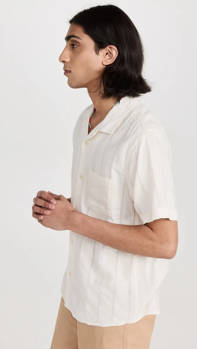 Corridor Striped Seersucker Shirt | Thumbnail 4 Corridor Striped Seersucker Shirt | Thumbnail 4
