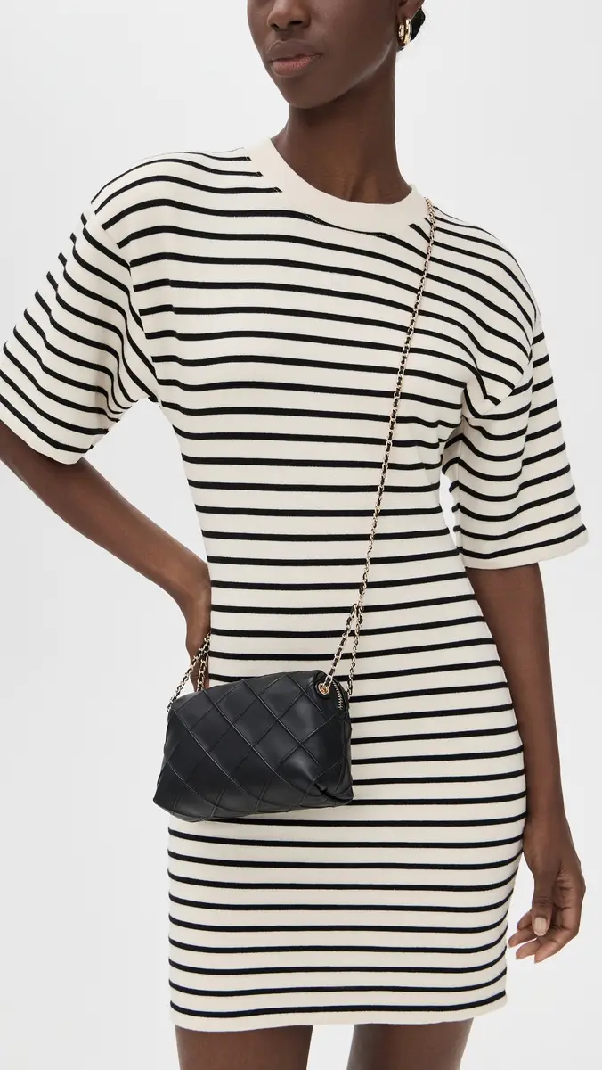 Tory Burch Fleming Soft Crossbody Bag Black One Size | Thumbnail 3 Tory Burch Fleming Soft Crossbody Bag Black One Size | Thumbnail 3