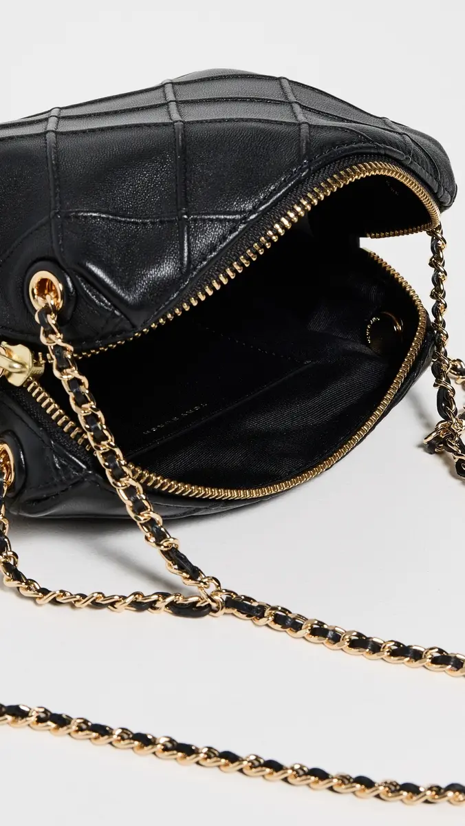 Tory Burch Fleming Soft Crossbody Bag Black One Size | Thumbnail 6 Tory Burch Fleming Soft Crossbody Bag Black One Size | Thumbnail 6