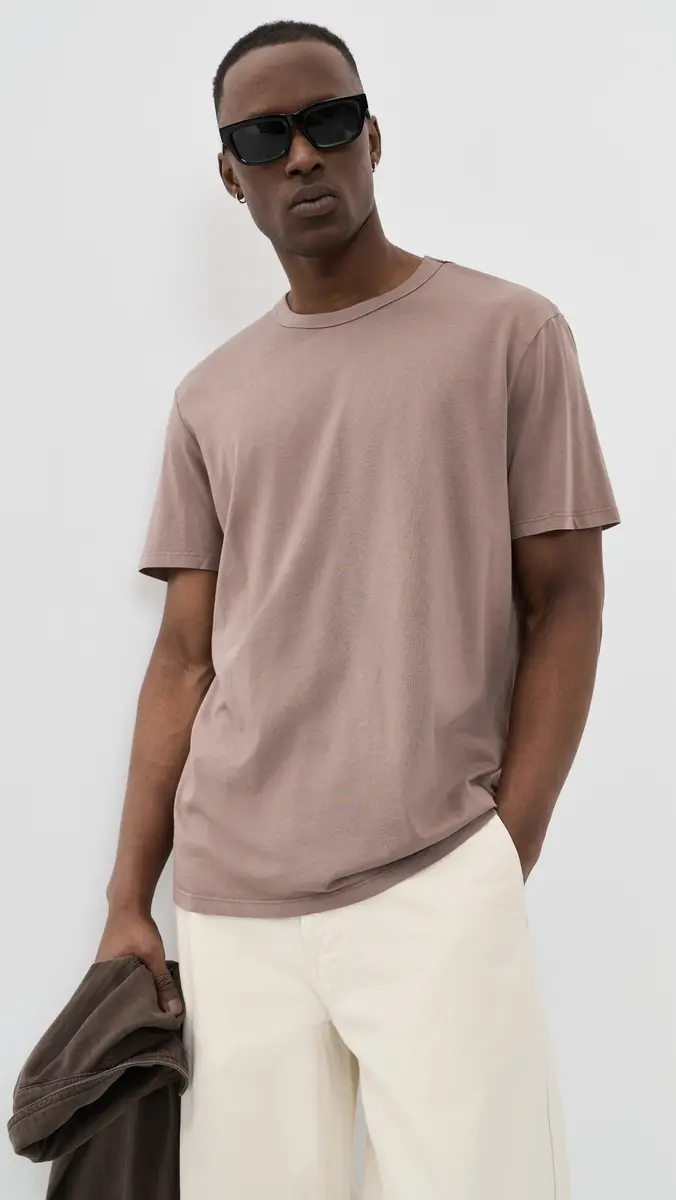 Marine Layer Signature Sea Change Crew Tee Coffee Quartz | Thumbnail 2 Marine Layer Signature Sea Change Crew Tee Coffee Quartz | Thumbnail 2