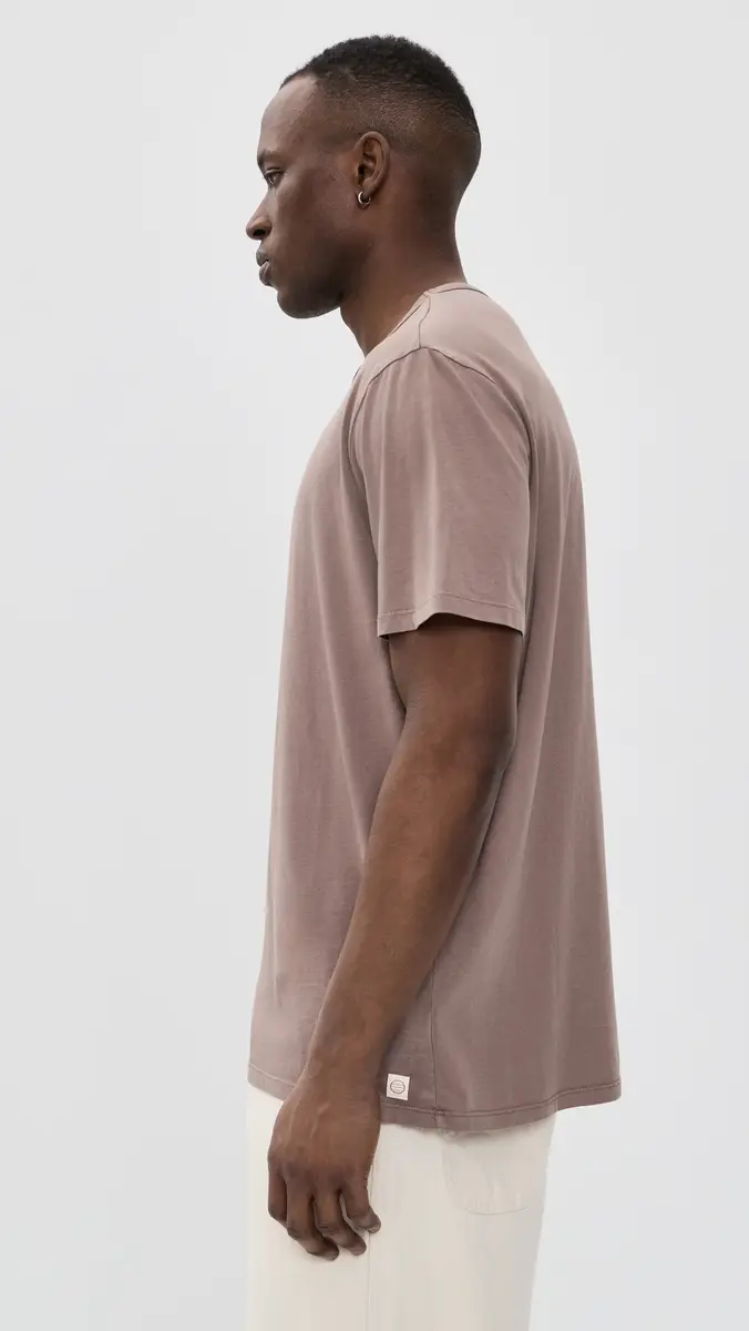 Marine Layer Signature Sea Change Crew Tee Coffee Quartz | Thumbnail 4 Marine Layer Signature Sea Change Crew Tee Coffee Quartz | Thumbnail 4