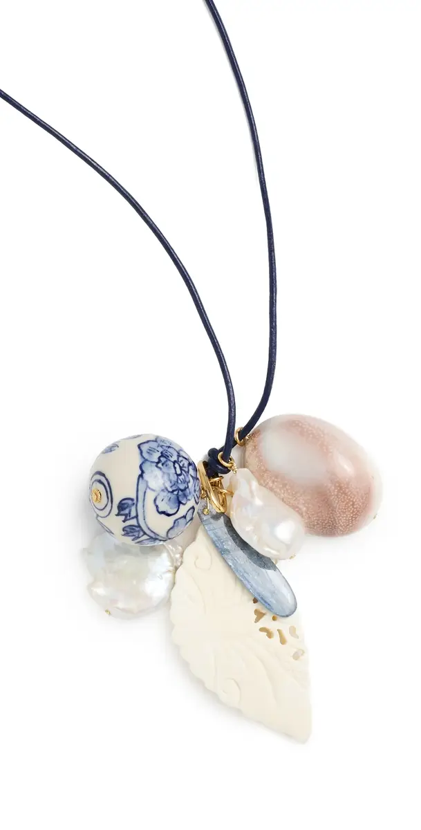 Chan Luu Delft Charm Necklace Multi One Size | Image 1 Chan Luu Delft Charm Necklace Multi One Size | Image 1