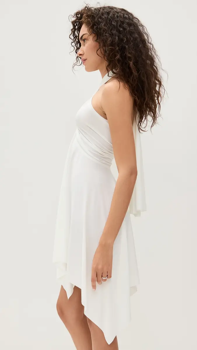 Norma Kamali Convertible Dress Cream | Thumbnail 4 Norma Kamali Convertible Dress Cream | Thumbnail 4