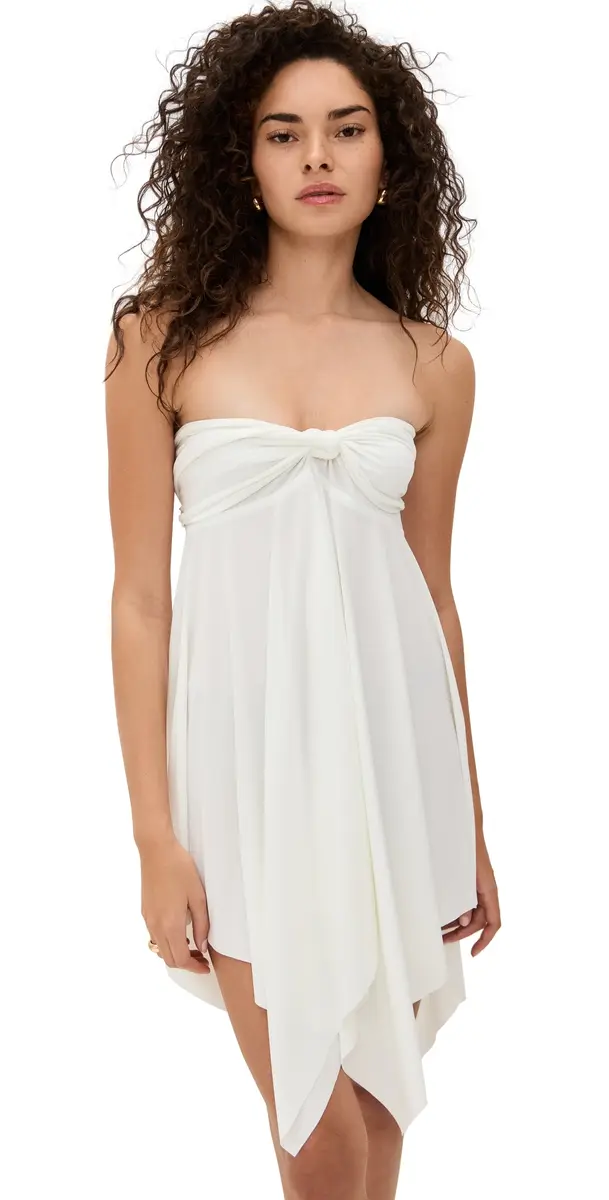 Norma Kamali Convertible Dress Cream | Image 1 Norma Kamali Convertible Dress Cream | Image 1