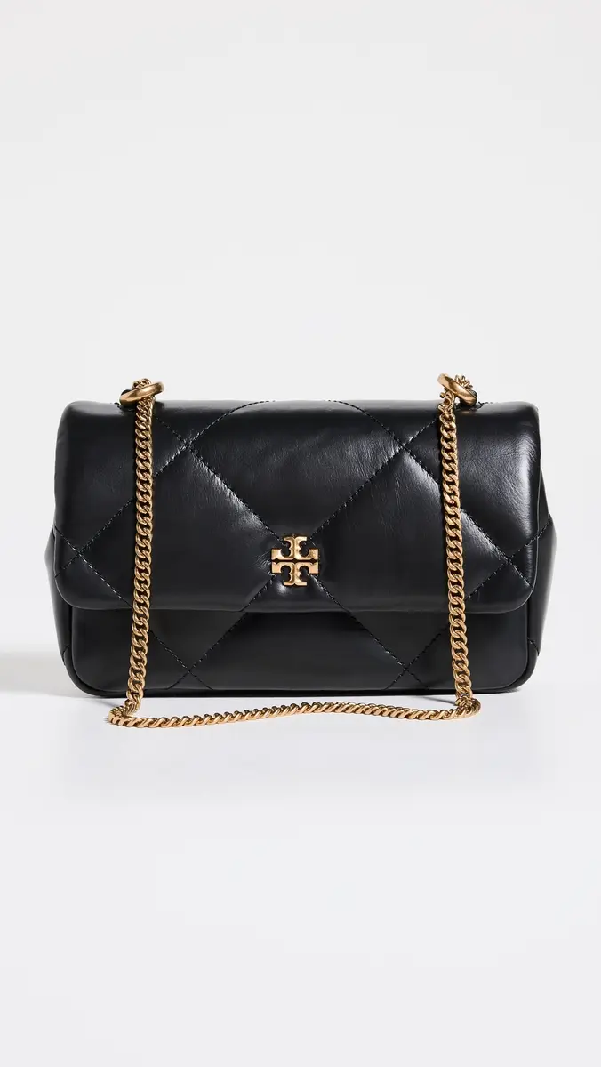 Tory Burch Mini Kira Diamond Flap Bag Black One Size | Thumbnail 2 Tory Burch Mini Kira Diamond Flap Bag Black One Size | Thumbnail 2
