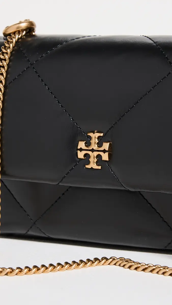 Tory Burch Mini Kira Diamond Flap Bag Black One Size | Thumbnail 5 Tory Burch Mini Kira Diamond Flap Bag Black One Size | Thumbnail 5