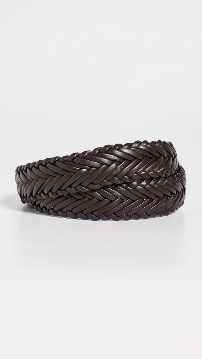 FERRAGAMO Intreccio Leather Belt T Moro | Thumbnail 3
