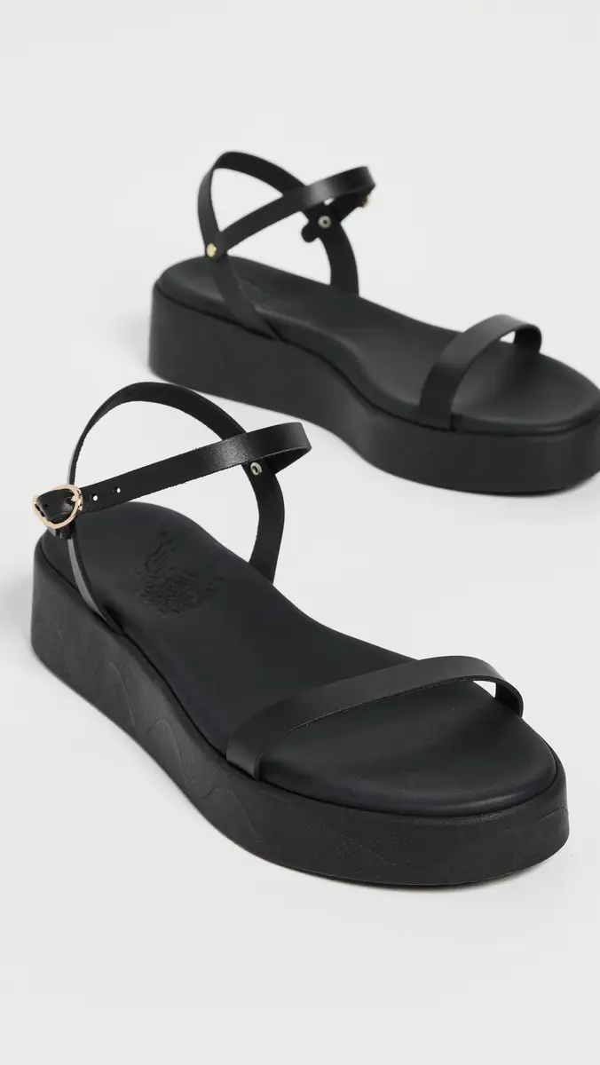 Ancient Greek Sandals Irida Platform Sandals Black | Thumbnail 5 Ancient Greek Sandals Irida Platform Sandals Black | Thumbnail 5