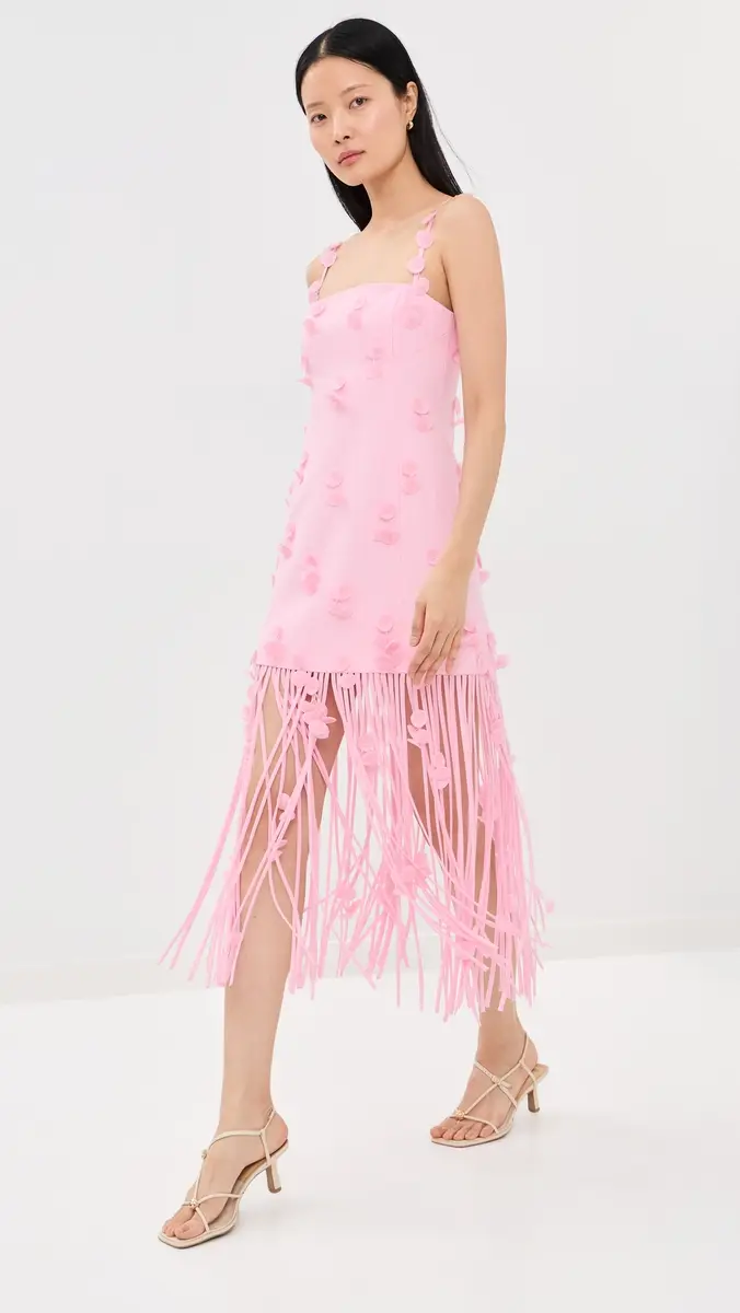SIMKHAI Juliana Midi Dress Tulip | Thumbnail 2 SIMKHAI Juliana Midi Dress Tulip | Thumbnail 2