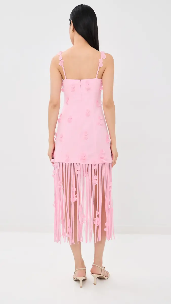 SIMKHAI Juliana Midi Dress Tulip | Thumbnail 3 SIMKHAI Juliana Midi Dress Tulip | Thumbnail 3