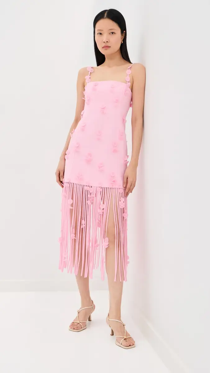 SIMKHAI Juliana Midi Dress Tulip | Thumbnail 5 SIMKHAI Juliana Midi Dress Tulip | Thumbnail 5