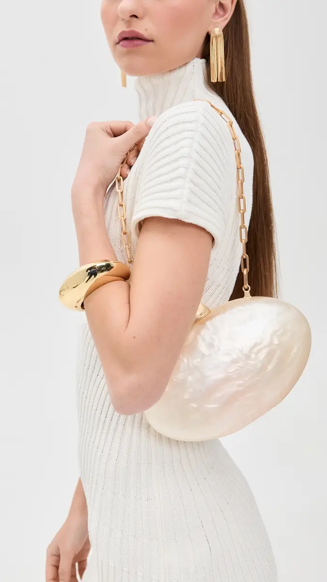 Cult Gaia Eviana Clutch One Size | Thumbnail 3 Cult Gaia Eviana Clutch One Size | Thumbnail 3
